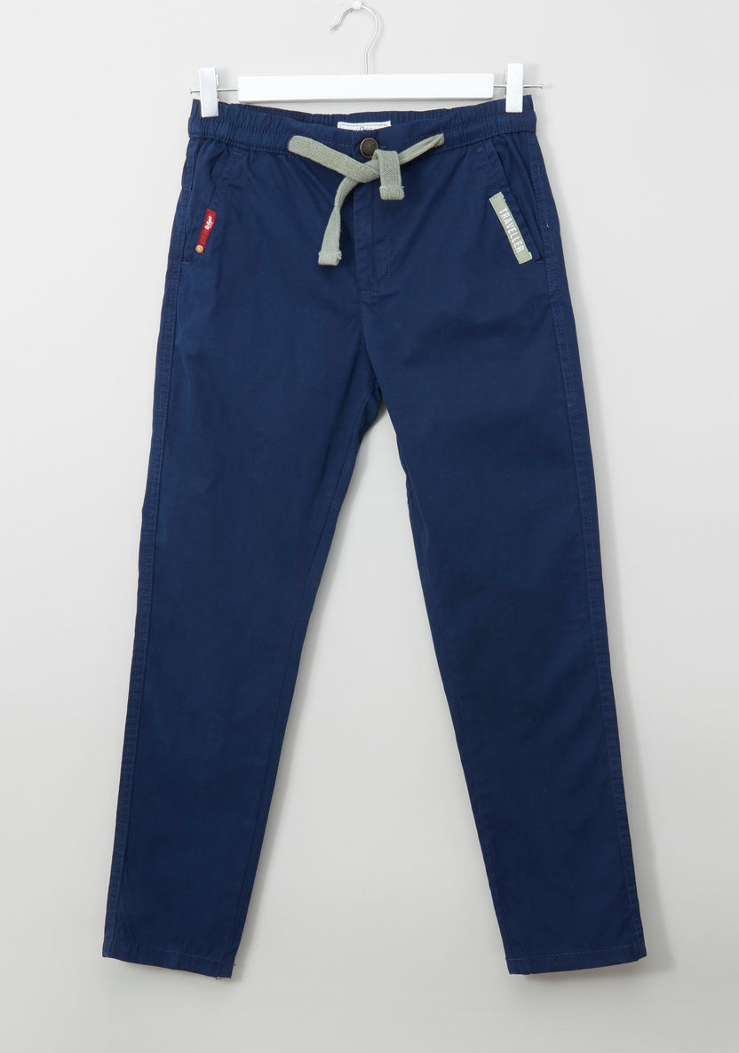 Lee Cooper Full Length Pants with Pocket Detail and Drawstring-Pants-image-0