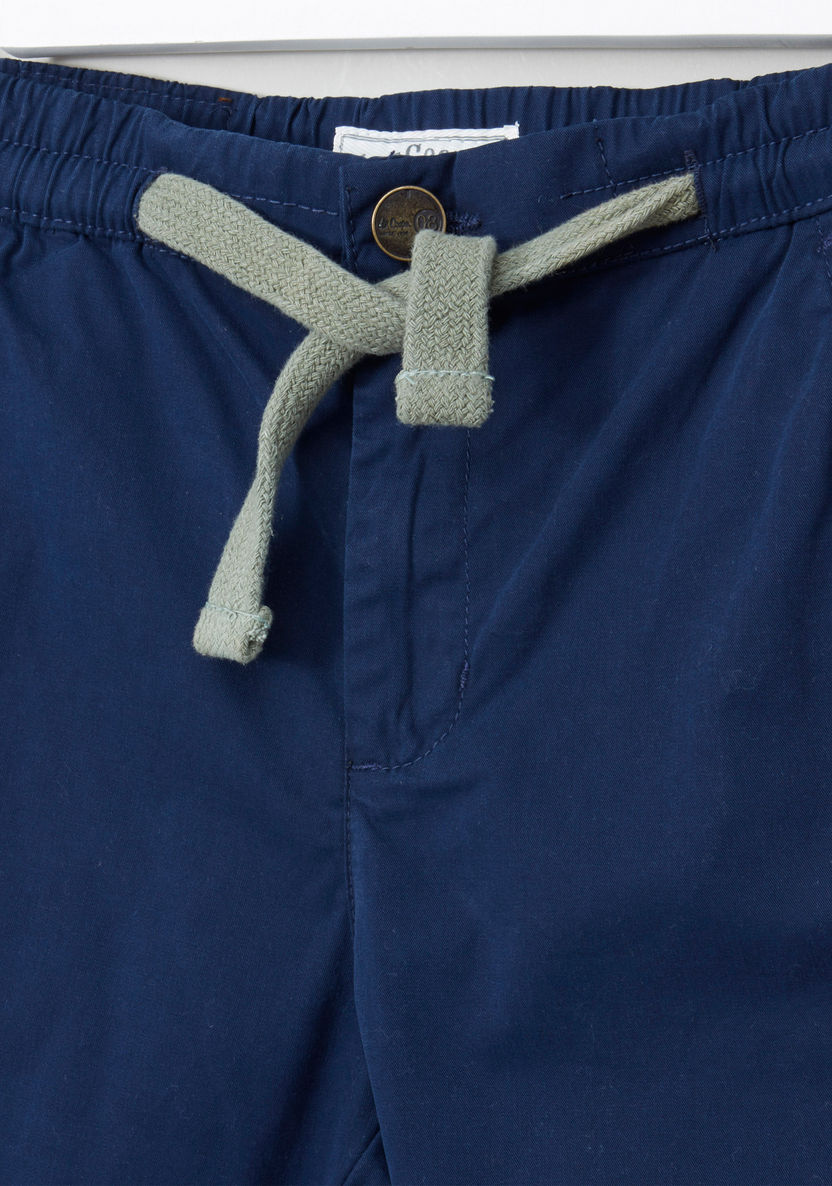 Lee Cooper Full Length Pants with Pocket Detail and Drawstring-Pants-image-1