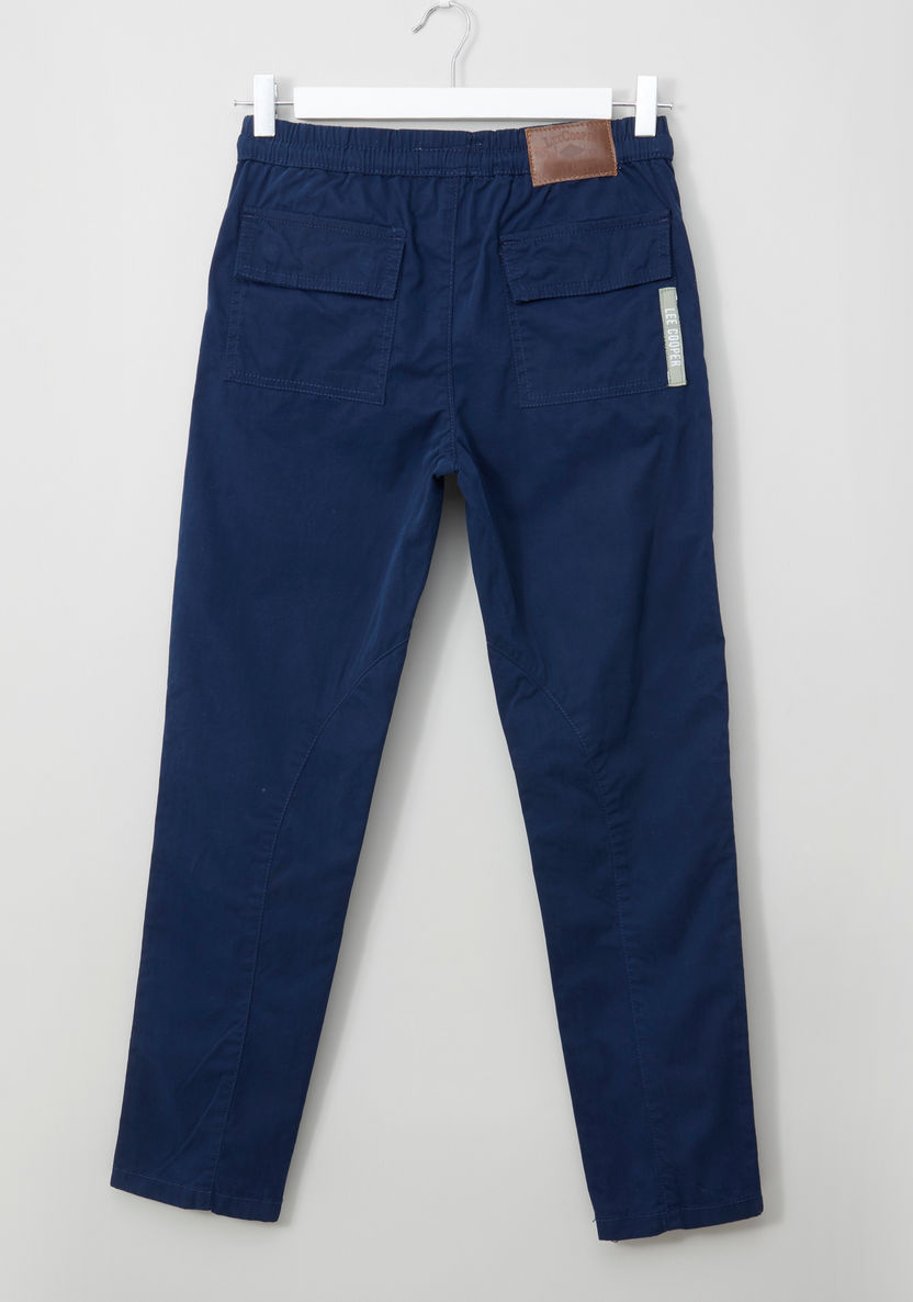 Lee Cooper Full Length Pants with Pocket Detail and Drawstring-Pants-image-2