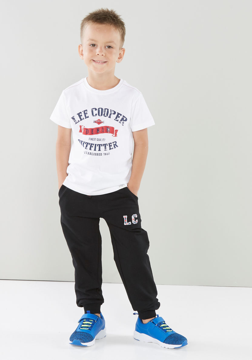 Lee Cooper Joggers with Elasticated Drawstring Waistband-Joggers-image-0