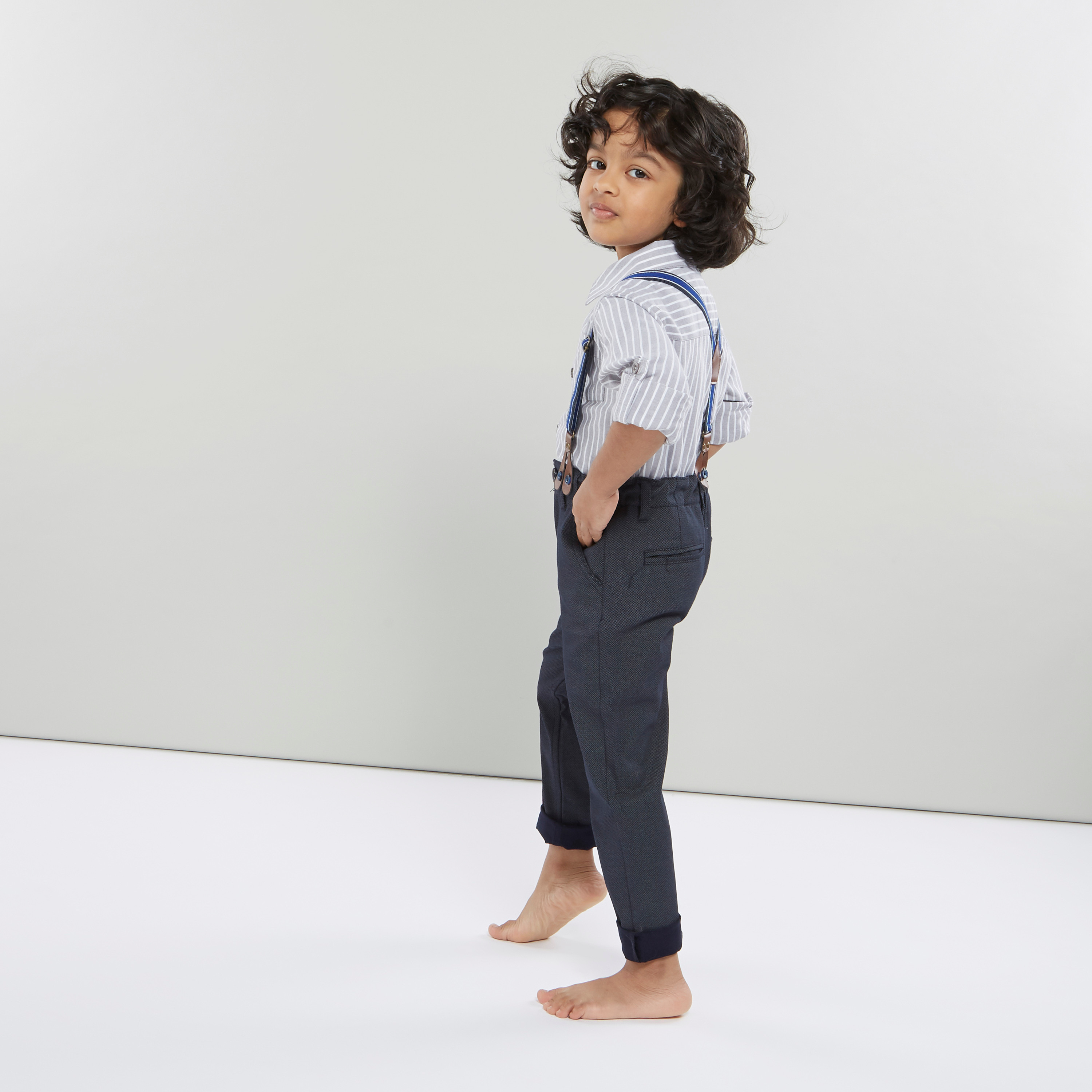 Lee Cooper Pocket Detail Pants with Belt Loops-boys-clothing-bottoms-trousers-image-1