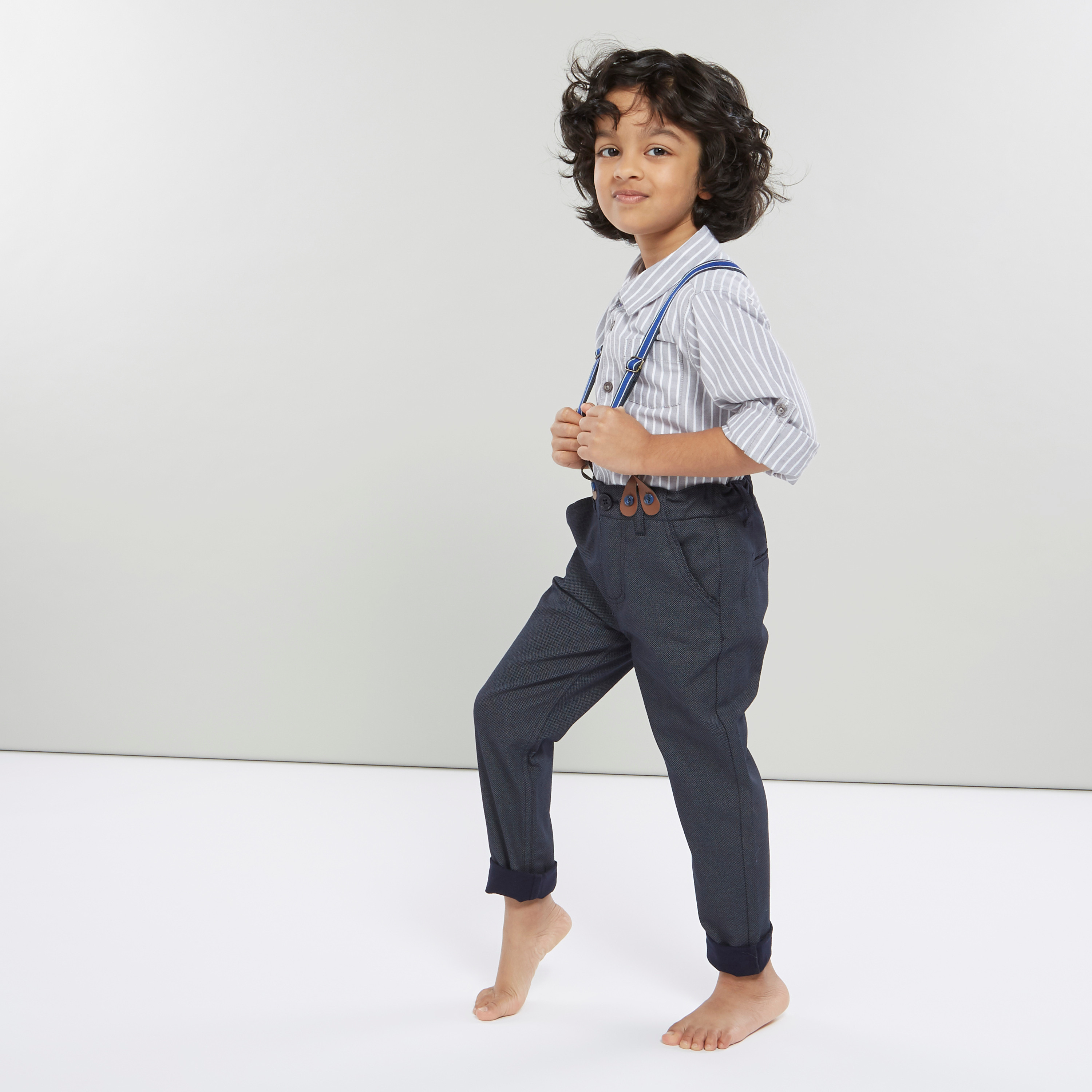 Lee Cooper Pocket Detail Pants with Belt Loops-boys-clothing-bottoms-trousers-image-2