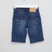 Lee Cooper Denim Shorts with Distressed Detail-Shorts-thumbnail-2