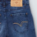 Lee Cooper Denim Shorts with Distressed Detail-Shorts-thumbnail-3