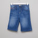 Lee Cooper Denim Shorts with Drawstring-Shorts-thumbnail-0
