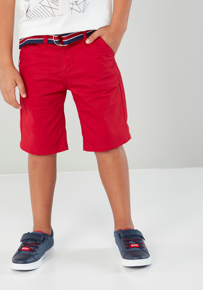 Lee Cooper Woven Shorts with Insert Pockets-Shorts-image-1