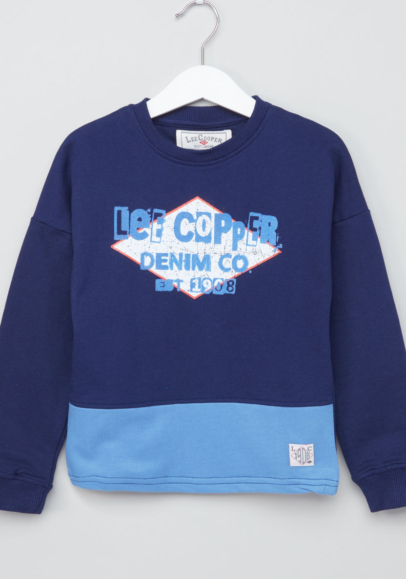 Lee Cooper Printed Long Sleeves Pullover-Sweaters and Cardigans-image-0