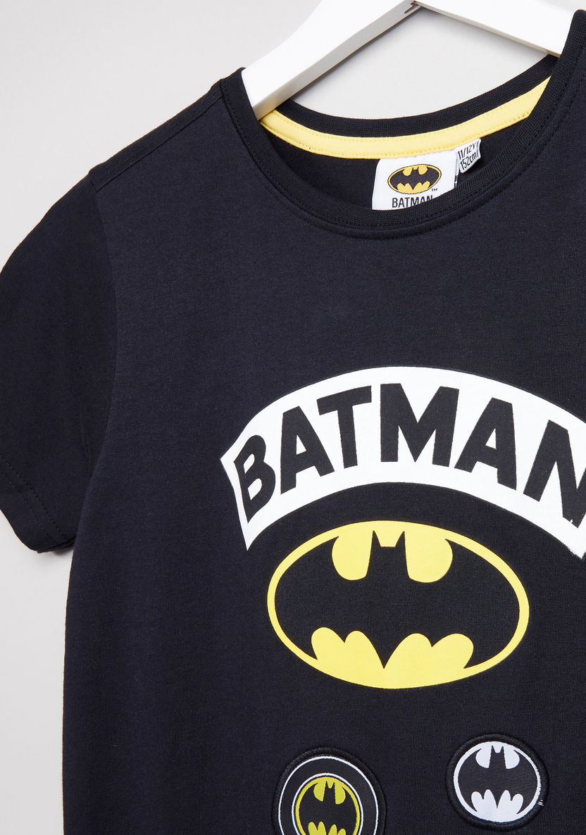 Batman Printed Short Sleeves T-shirt-T Shirts-image-1