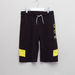 Batman Applique Detail Shorts with Drawstring-Shorts-thumbnail-0