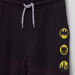 Batman Applique Detail Shorts with Drawstring-Shorts-thumbnail-1