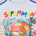 Superman Printed Sweatshirt with Jog Pants-Clothes Sets-thumbnail-2