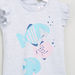 Juniors Printed Graphic T-shirt with Round Neck and Ruffle Sleeves-T Shirts-thumbnail-1