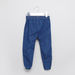 Juniors Denim Pants with Elasticised Waistband and Bow Detail-Jeans-thumbnail-2