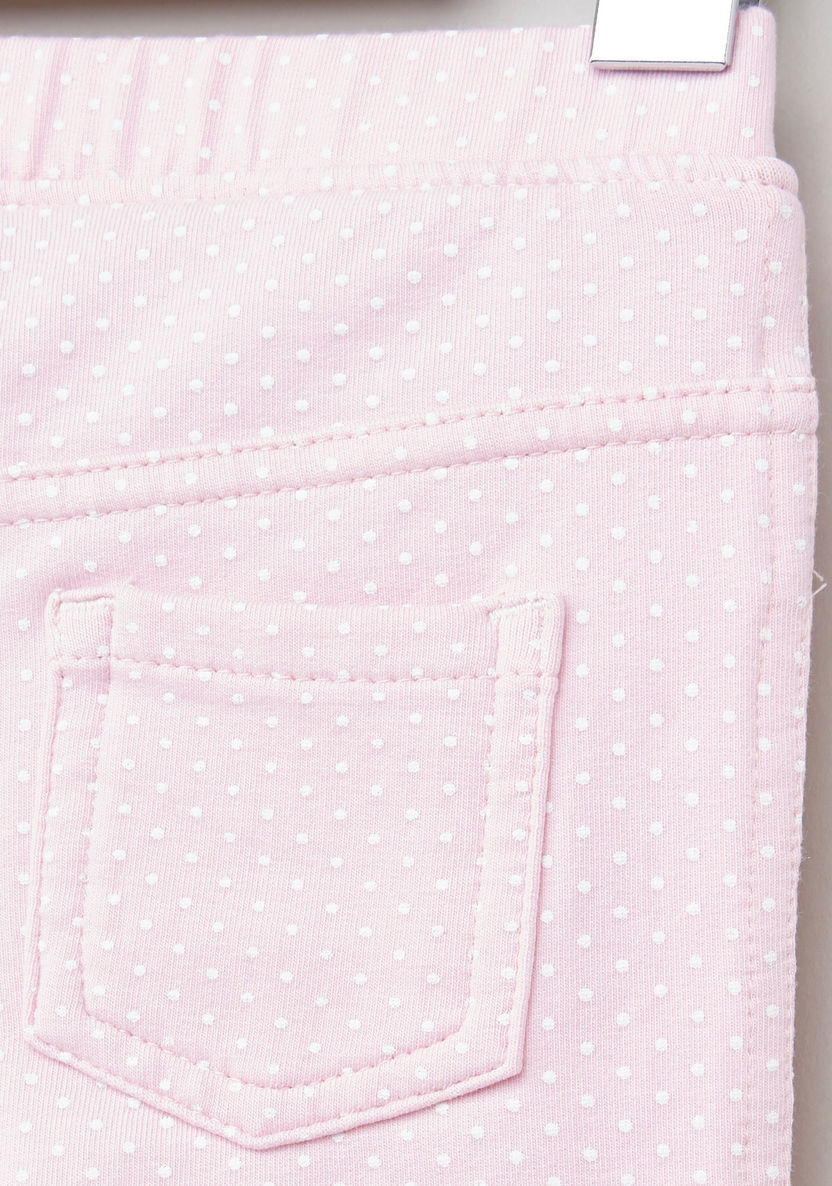 Juniors Polka-Dot Printed Jeggings with Pockets-Pants-image-3