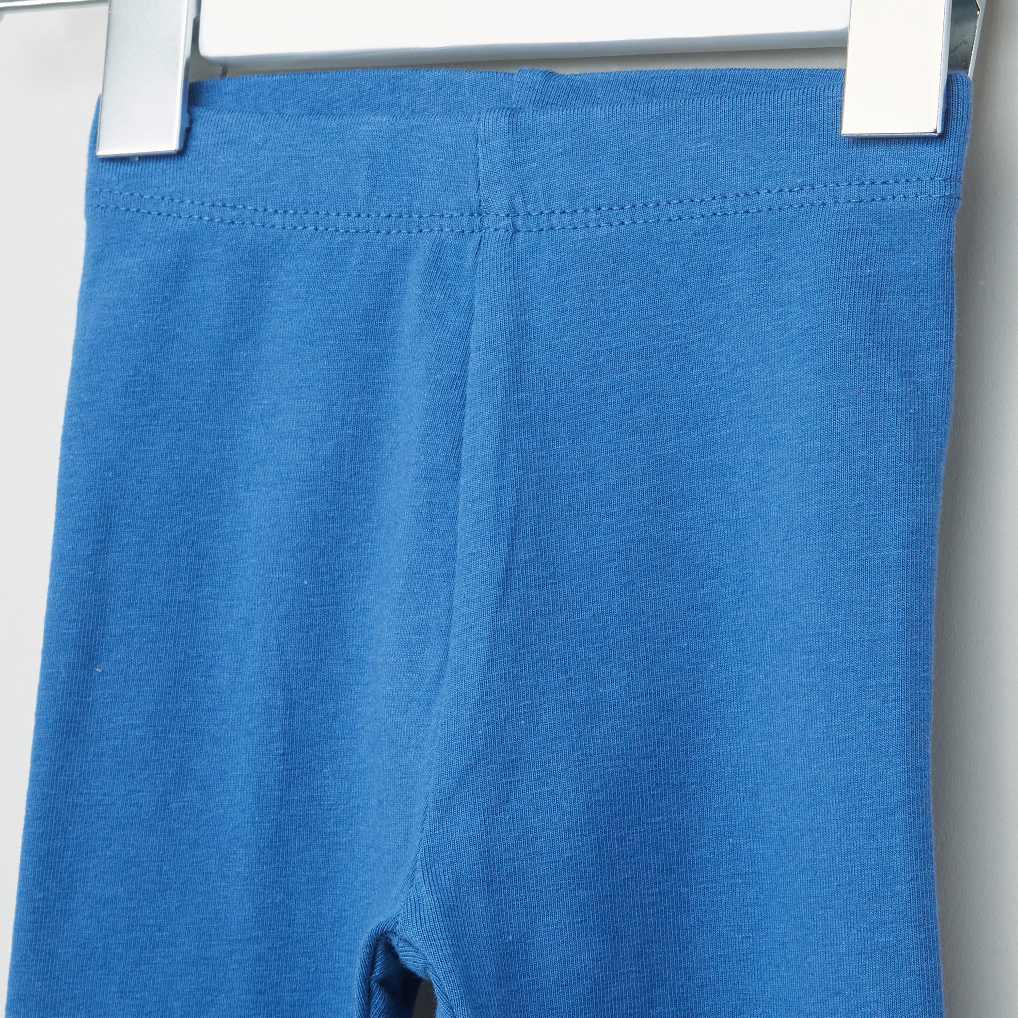 Juniors Full Length Leggings with Elasticised Waistband - Set of 2-baby-girls-clothing-bottoms-leggings-image-3