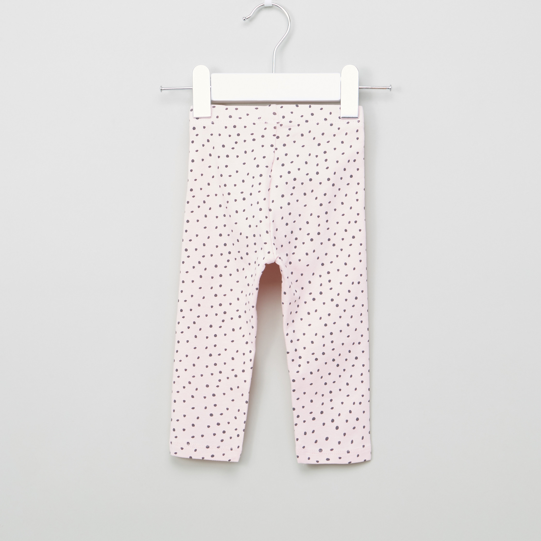 Juniors Full Length Leggings with Elasticised Waistband - Set of 2-baby-girls-clothing-bottoms-leggings-image-6