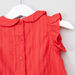 Juniors Stitch Detail Top with Peter Pan Collar and Button Closure-Blouses-thumbnail-3