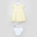Juniors Checked Printed Dress with Panty-Dresses%2C Gowns and Frocks-thumbnail-0