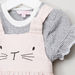 Juniors Striped Top with Embroidered Pinafore Dress-Clothes Sets-thumbnail-1
