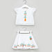 Juniors Embroidered Top with Skirt-Clothes Sets-thumbnail-0