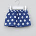 Juniors Polka Dot Printed Sleeveless Blouse with Pocket Detail Skirt-Clothes Sets-thumbnail-6