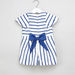 Juniors Striped Romper with Bow Detail-Rompers%2C Dungarees and Jumpsuits-thumbnail-2
