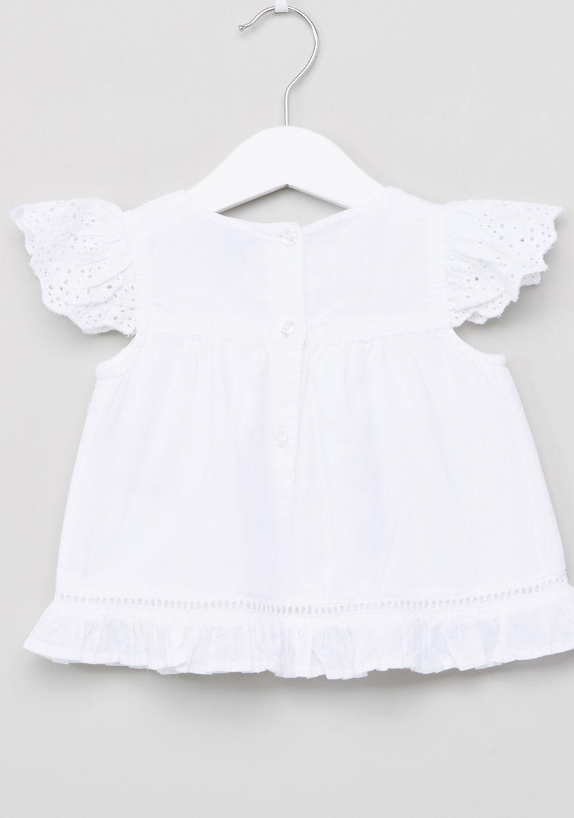 Giggles Frill Detail Top-Blouses-image-2