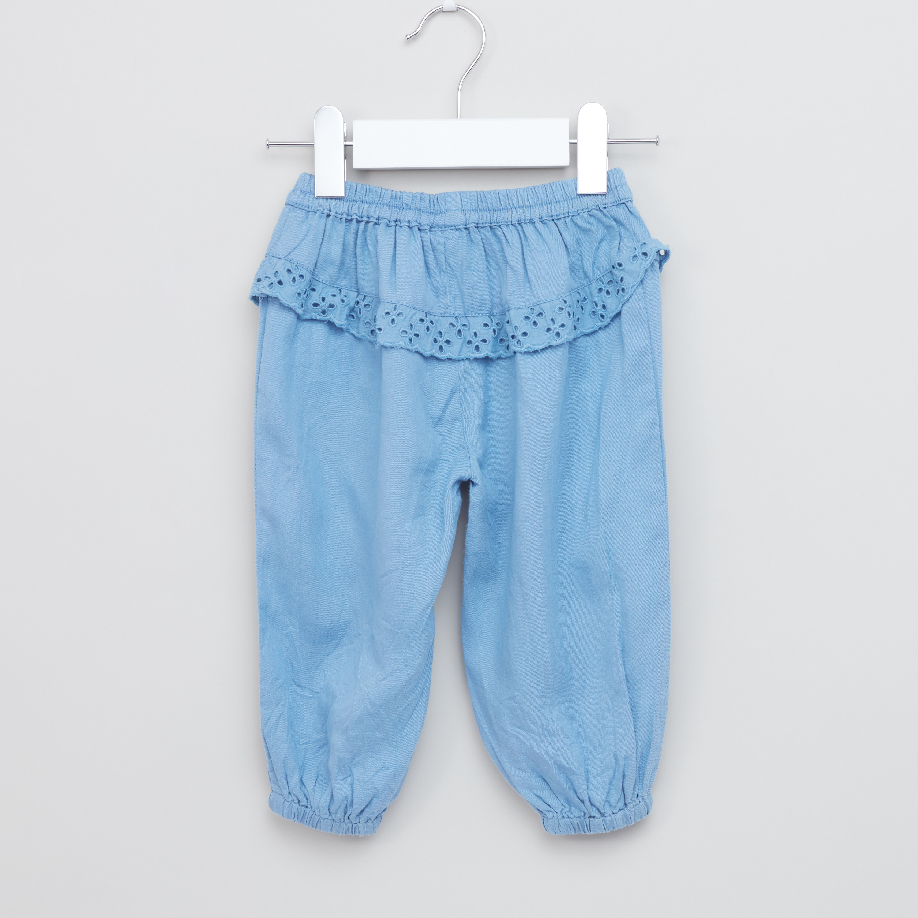 Giggles Schiffli Detail Jog Pants-baby-girls-clothing-bottoms-joggersandtrackpants-image-3