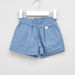 Giggles Bow Applique Detail Shorts-Shorts-thumbnail-0