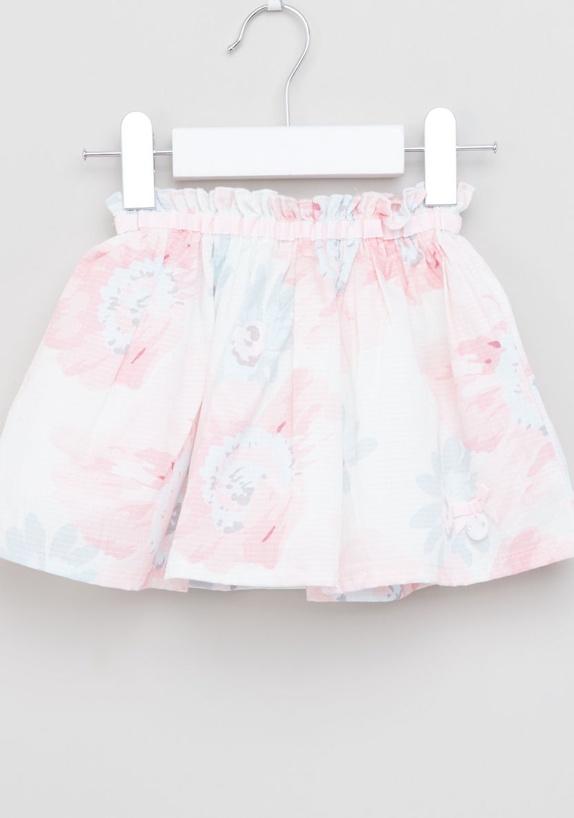Giggles Floral Printed Skirt-Skirts-image-0