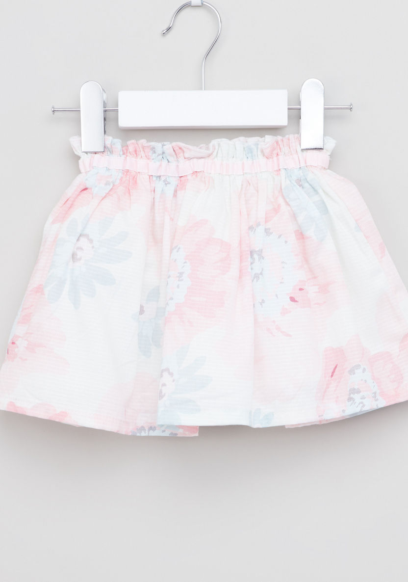 Giggles Floral Printed Skirt-Skirts-image-2