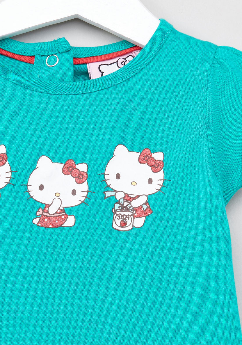 Sanrio Graphic Printed 2-Piece T-shirts and Short Set-Clothes Sets-image-2