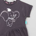 Dumbo Printed Top with Asymmetric Hem and Round Neck-T Shirts-thumbnail-1