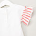 Dumbo Printed Top with Striped Sleeves-Blouses-thumbnail-1