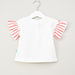 Dumbo Printed Top with Striped Sleeves-Blouses-thumbnail-2