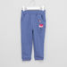 Juniors Embroidered Jog Pants with Elasticised Waistband-Joggers-thumbnail-0
