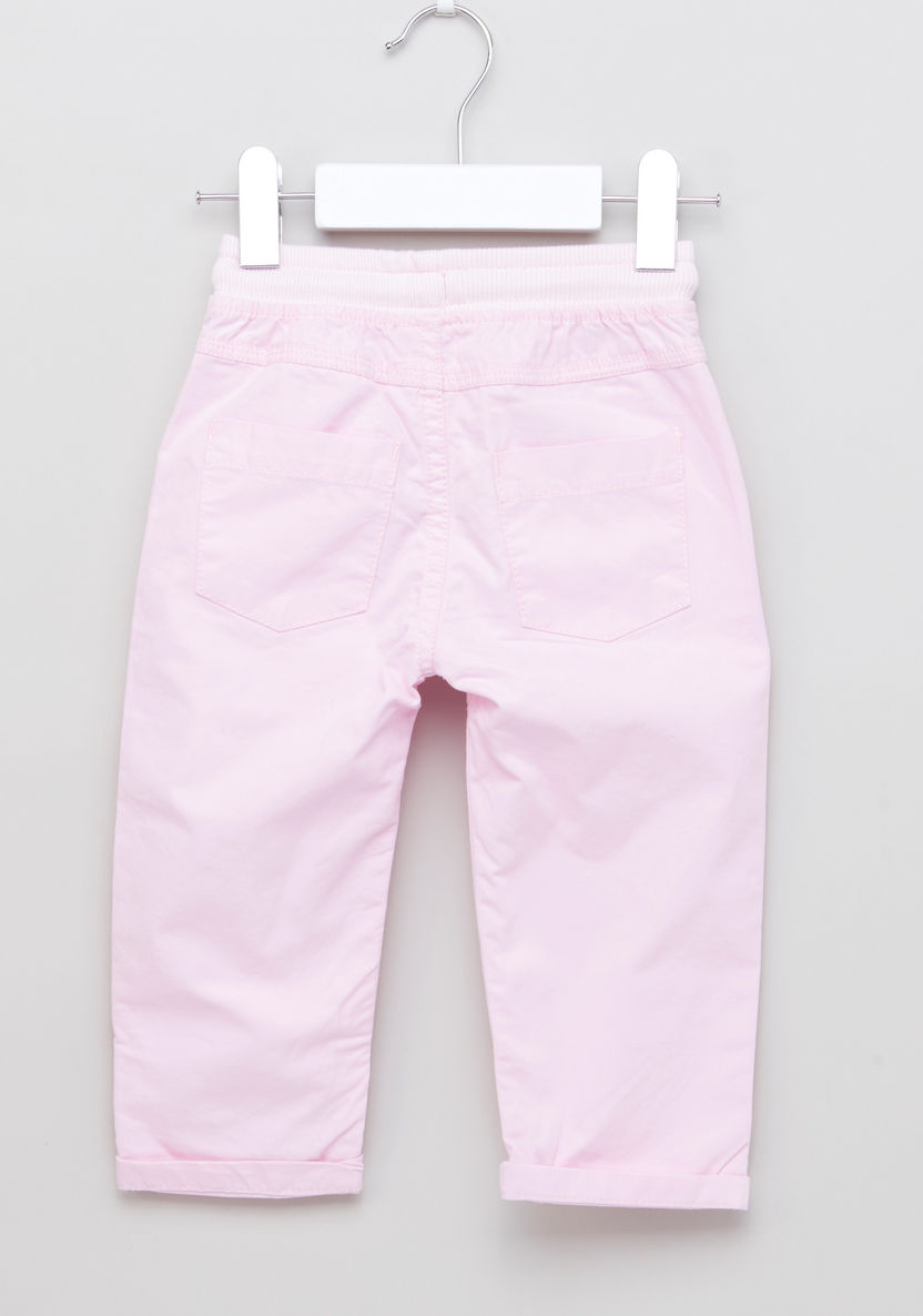 Juniors Pocket Detail Denim Pants-Jeans-image-2