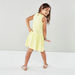 Juniors Sleeveless A-line Dress with Applique-Dresses%2C Gowns and Frocks-thumbnail-2