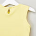 Juniors Solid Sleeveless Cotton T-shirt with Round Neck - Set of 2-T Shirts-thumbnail-4