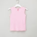 Juniors Solid Sleeveless Cotton T-shirt with Round Neck - Set of 2-T Shirts-thumbnail-6