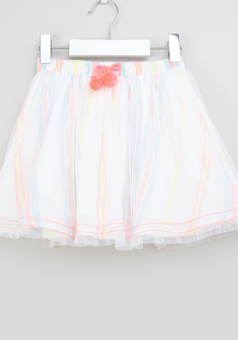 Juniors Striped Skirt-Skirts-image-0