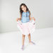 Juniors Pleated Skirt with Tape Detail-Skirts-thumbnail-0