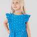 Juniors Printed A-line Dress with Ruffle Detail-Dresses%2C Gowns and Frocks-thumbnail-1
