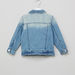 Juniors Pocket Detail Long Sleeves Denim Jacket-Coats and Jackets-thumbnail-2