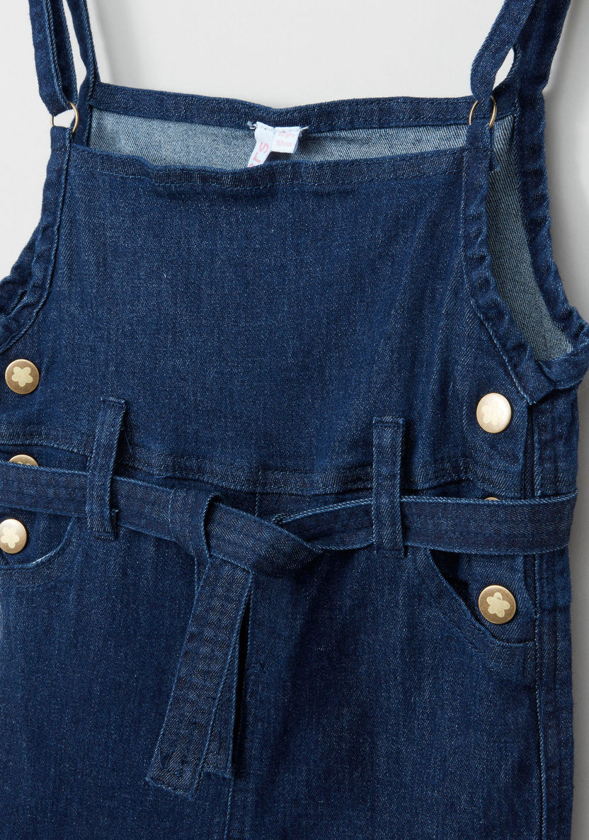 Juniors Pocket Detail Dungarees-Rompers%2C Dungarees and Jumpsuits-image-1