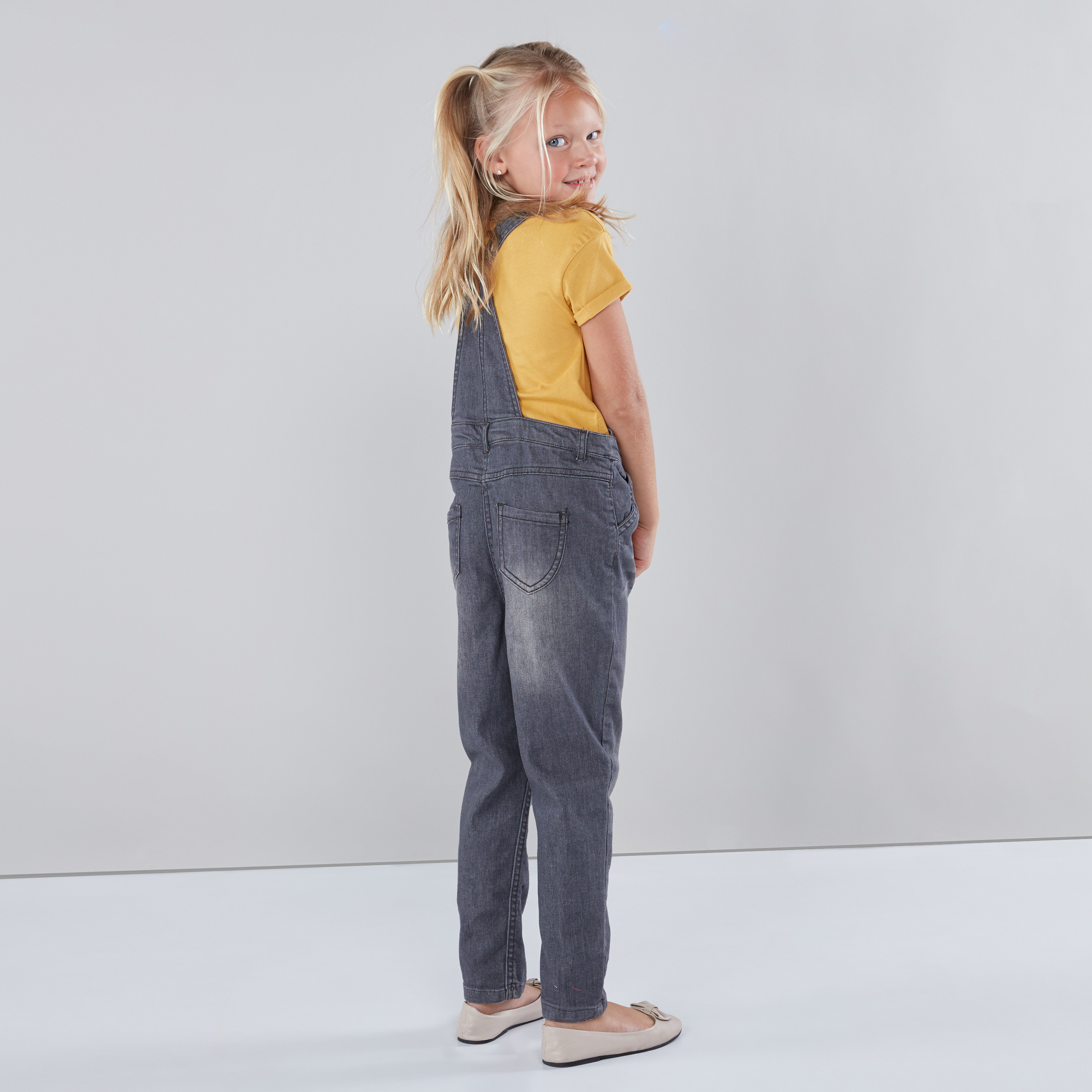 Girls sales in dungarees