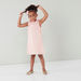 Juniors Sleeveless Dress with Round Neck and Frill Detail-Dresses%2C Gowns and Frocks-thumbnail-0