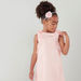 Juniors Sleeveless Dress with Round Neck and Frill Detail-Dresses%2C Gowns and Frocks-thumbnail-1