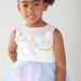 Juniors Sleeveless A-line Dress with Applique-Dresses%2C Gowns and Frocks-thumbnail-1