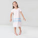 Juniors Round Neck Dress with Short Sleeves and Applique Detail-Dresses%2C Gowns and Frocks-thumbnail-3